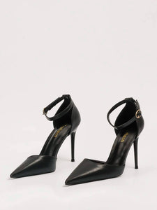 Point Toe Ankle Strap Pumps