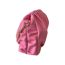 Load image into Gallery viewer, Pink Pouf Faux Leather Bag

