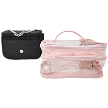 Load image into Gallery viewer, Double Stacked Toiletry Bag
