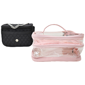 Double Stacked Toiletry Bag