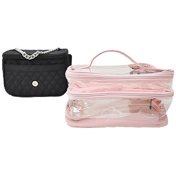 Double Stacked Toiletry Bag